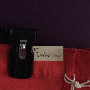 Cropped vintage America colored jeans